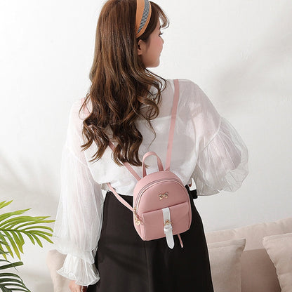 IELGY Mini Backpack Women Fashion Messenger Bag Multi-function Large Capacity