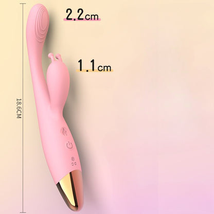 YOUTHAV New rabbit vibrator strong shock instant orgasm double vibrator female fun toys AV stick adult products