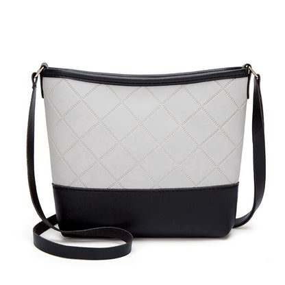 IELGY Square One Shoulder Bucket Bag Korean Slant edgy Mobile Phone Bag