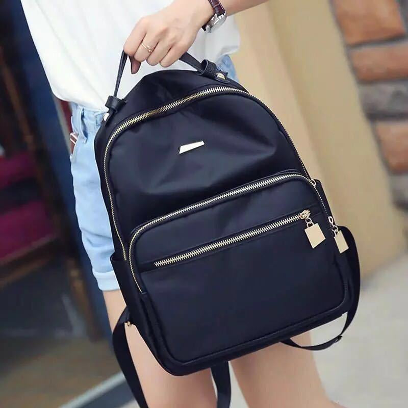 IELGY backpack female Korean version of the trendy Oxford cloth all-match casual waterproof bag