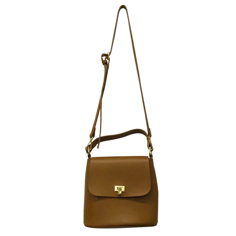 IELGY Locking Shoulder Portable Messenger Bag Bucket Bag
