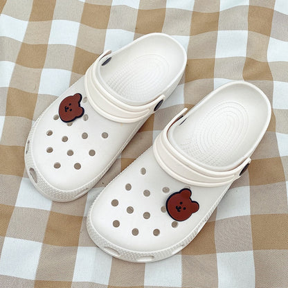 IELGY lightweight fashion cute beach Baotou non-slip slippers women