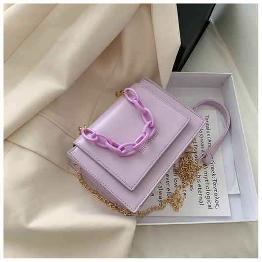 IELGY small bag female bag summer small fresh messenger all-match fashion chain small square bag