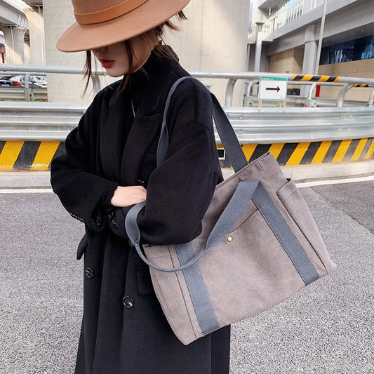 IELGY travel city simple tote bag canvas