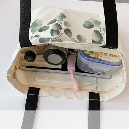 IELGY original women's single shoulder Japanese Harajuku small fresh canvas bag