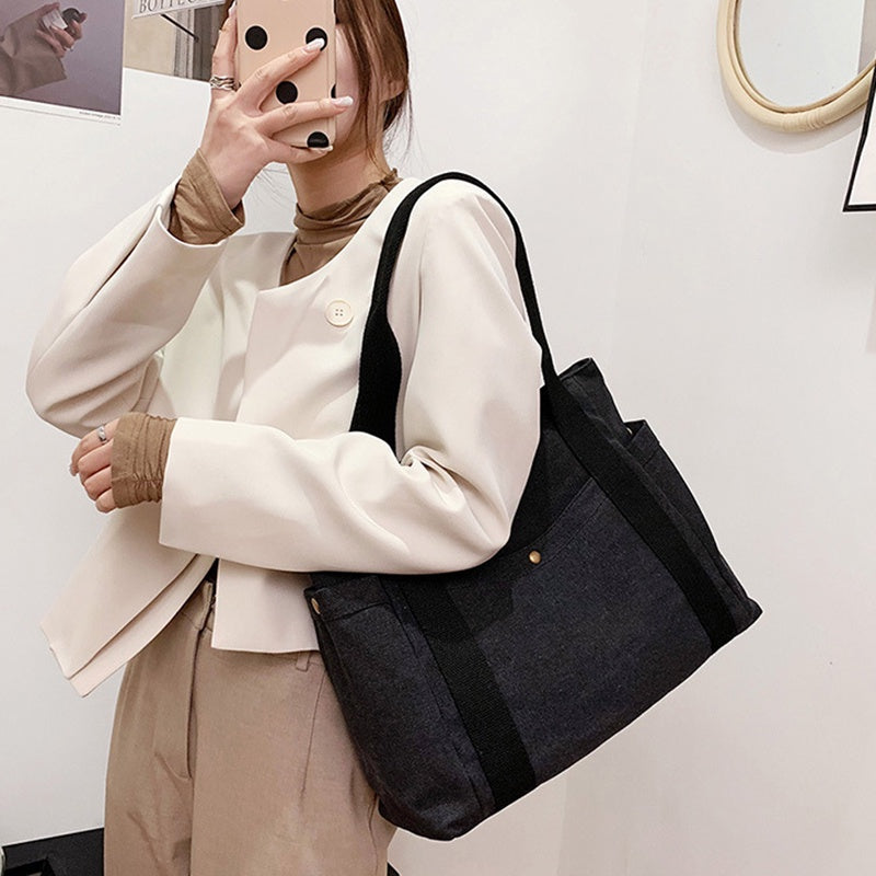 IELGY travel city simple tote bag canvas