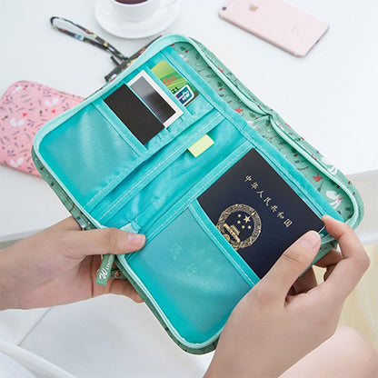 Large capacity cute ticket holder passport bag can waterproof bag