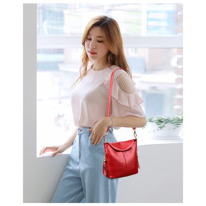 New handbag fashion ladies shoulder diagonal bag litchi pattern small bag