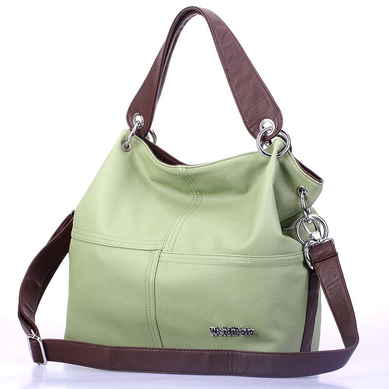IELGY Stitching female bag Korean female shoulder bag