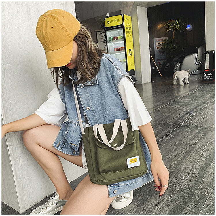 IELGY Handbags Women Handbags Literature and Art Bags Canvas Bags Diagonal Bags