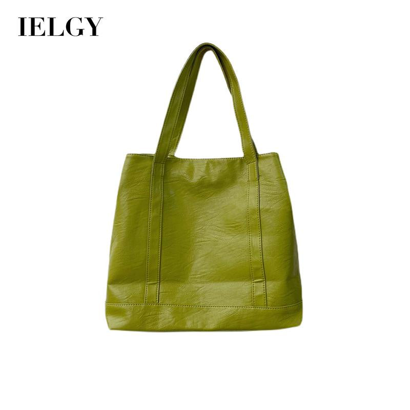 IELGY large capacity bag female tote bag simple all-match single shoulder bag