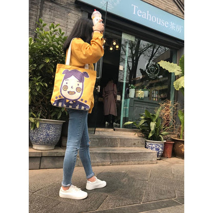 Canvas Bag Handheld Messenger Shoulder Bag
