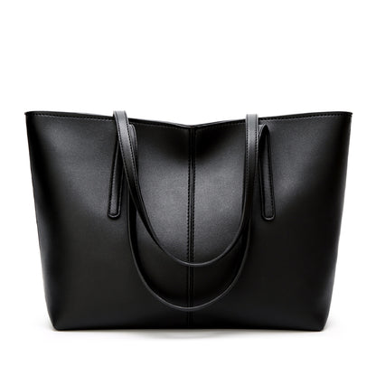 IELGY Women's bag new fashion simple and versatile large-capacity tote bag