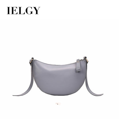 IELGY Simple temperament, leisure, small crowd, fashionable, all-around, one shoulder, half round women's Bag Fashion