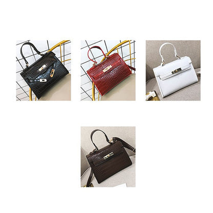 Crocodile Kelly Shoulder Messenger Hand Bag