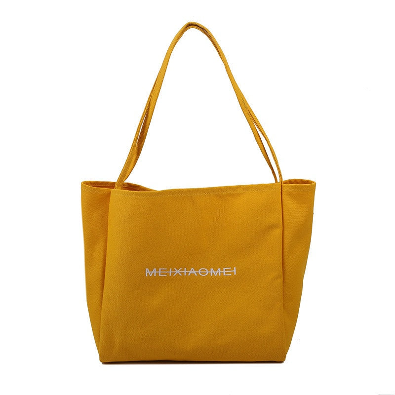 IELGY Western Style Casual All-Matching Canvas Summer Fashion Large Capacity New Trendy Women's Tote Bag