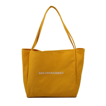 IELGY Western Style Casual All-Matching Canvas Summer Fashion Large Capacity New Trendy Women's Tote Bag