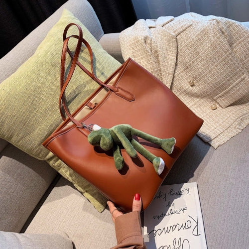 IELGY Large-capacity shoulder bag college student bag female art portable tote bag