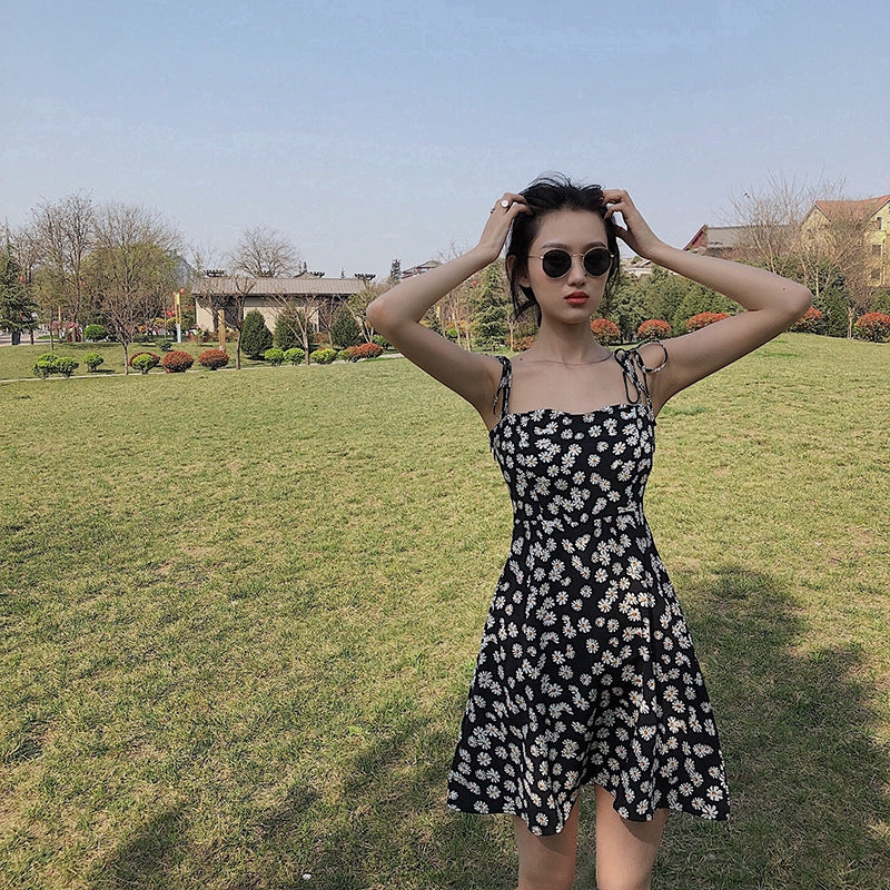 IELGY Little Daisy Dress Women Floral Dress