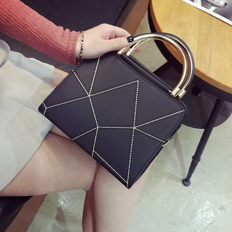 Female small square bag new Korean ladies simple wild handbag