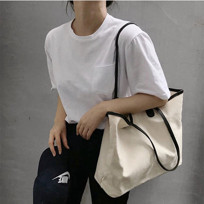 IELGY canvas bag tote bag large  Canvas Handbags