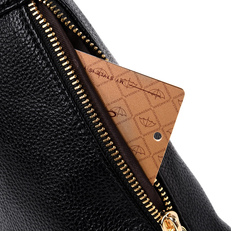 New handbag fashion ladies shoulder diagonal bag litchi pattern small bag