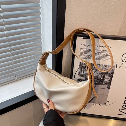 IELGY One-shoulder underarm bag women's high-end Western-style dumpling bag