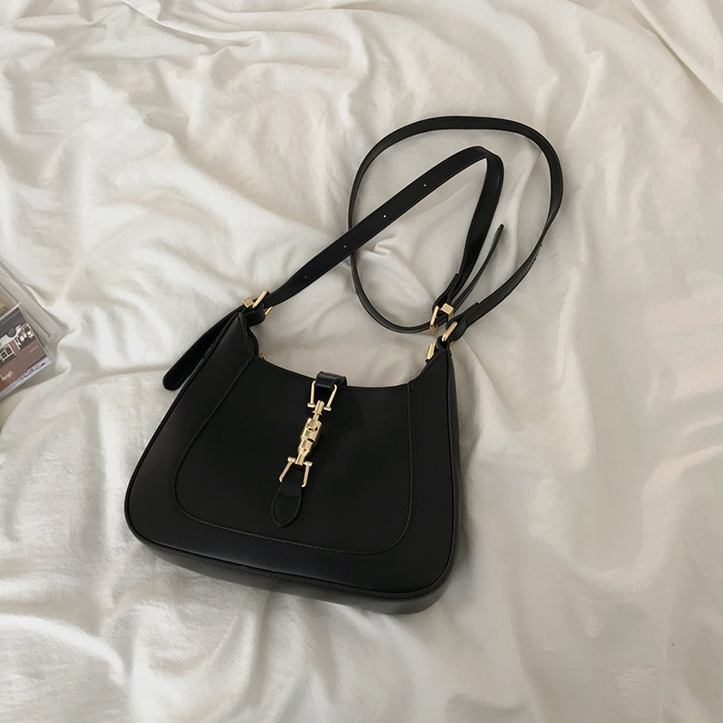 IELGY Horizontal square tide fashion underarm bag with high-grade western style hand-held