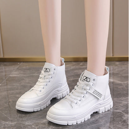 IELGY stitching Martin boots women's motorcycle short tube thick bottom thinner
