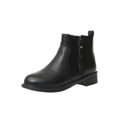 IELGY Fashion Women'sWomen's Black Martin Ankle Boots with Comfortable Platform