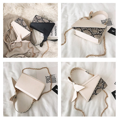 IELGY Snake Handbag Package Chain Party Bag