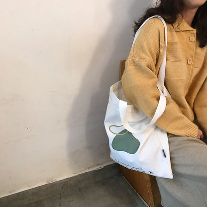 IELGY French niche original canvas women's shoulder bag trend