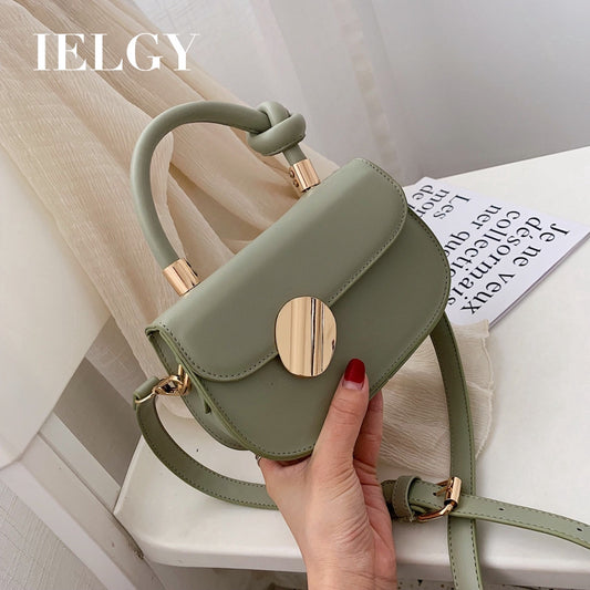 IELGY Unique Design Tote Shoulder Bag Crossbody Small Square Bag