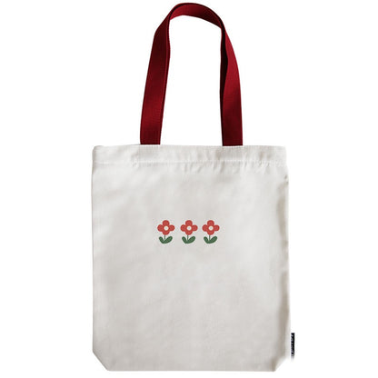 IELGY Japanese literary print cute canvas bag
