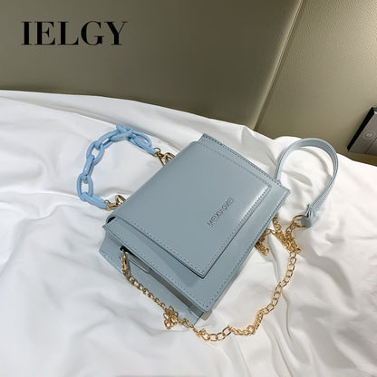 IELGY small bag female bag summer small fresh messenger all-match fashion chain small square bag