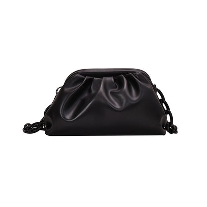 IELGY The Korean version of leisure fashion clouds clip buckle shoulder Messenger bag is new