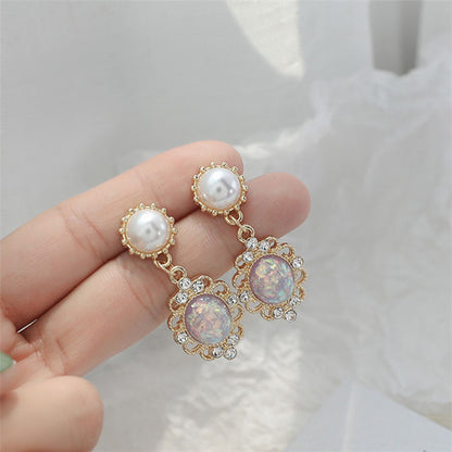 IELGY Casual Women's accessories Gold Simple Silver Fashion Retro All-match Earrings Trend