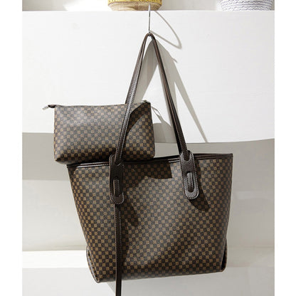 IELGY ladies fashion retro temperament printing large-capacity shoulder bag