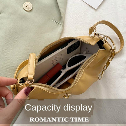 IELGY small bag fashion female bag simple one shoulder armpit bag summer wild ins messenger bag