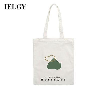 IELGY French niche original canvas women's shoulder bag trend