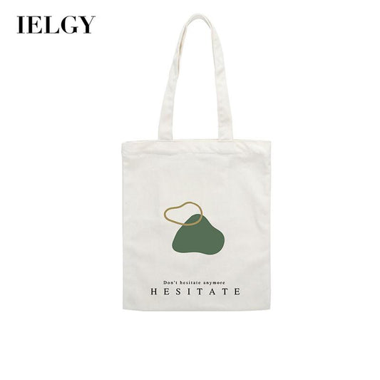 IELGY French niche original canvas women's shoulder bag trend