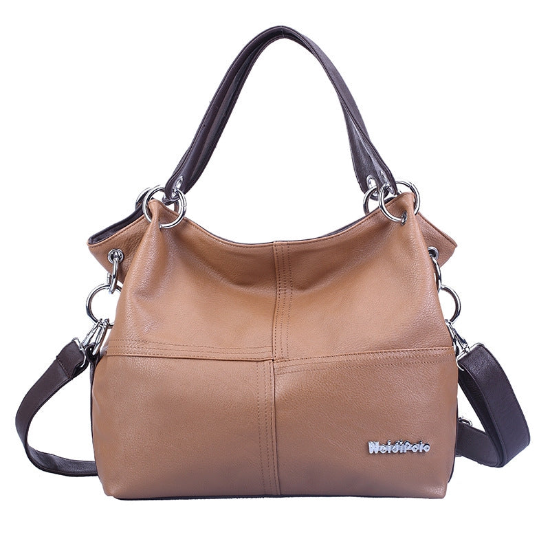 IELGY Stitching female bag Korean female shoulder bag