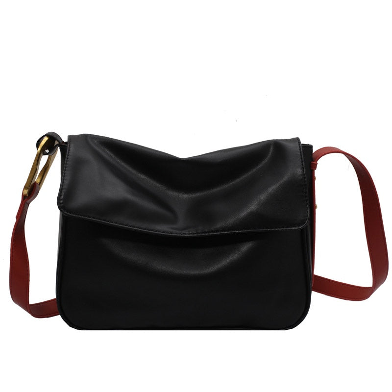 IELGY fashion women's bag super soft big bag simple shoulder bag