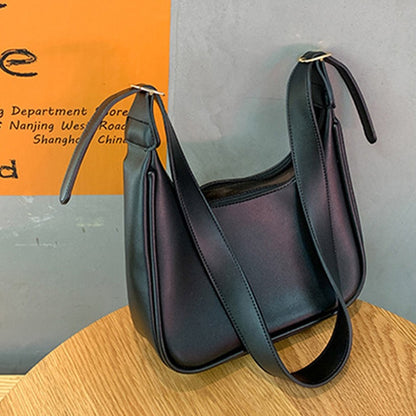IELGY texture fashion solid color all-match casual one-shoulder western style diagonal bag