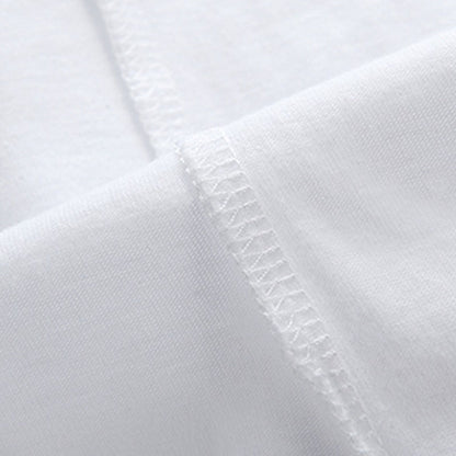 IELGY Men's clothes large size fashion casual Korean version t-shirt black long sleeve all-match round neck