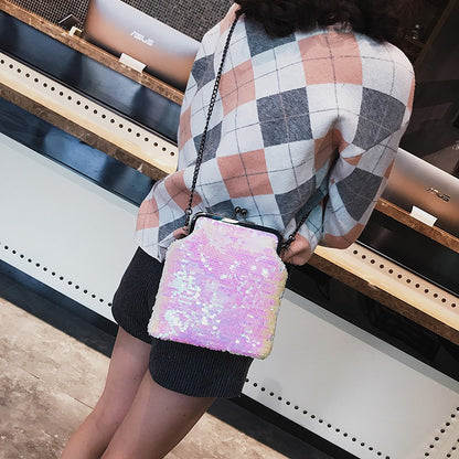 Sequin Shoulder Bag Fashion Shell Bag