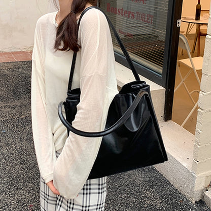 IELGY elegant personality handbag high-end fashion solid color large capacity