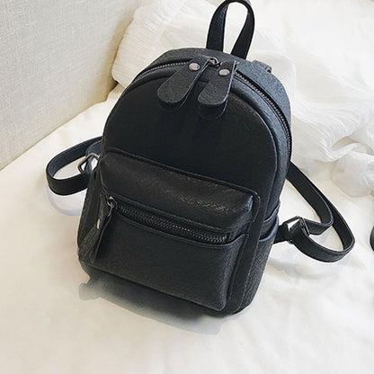 IELGY Casual Fashion Macaron Solid Color Ladies Backpack