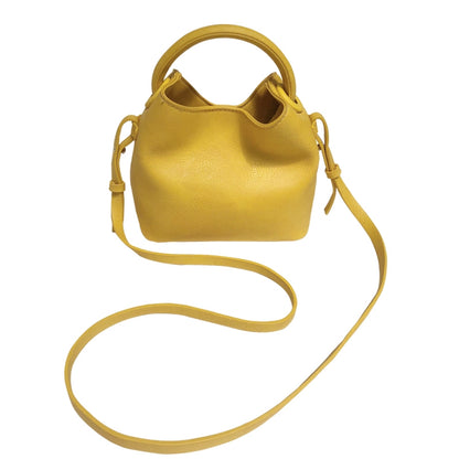 IELGY One-shoulder handbags fashion tide wild texture portable Messenger bucket bucket