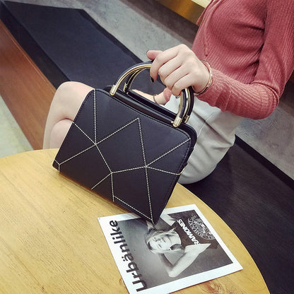 Female small square bag new Korean ladies simple wild handbag